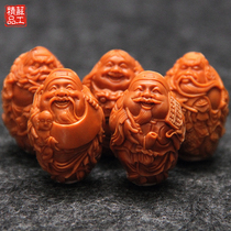 Olive core bracelet Su Gong pure handmade famous carving Baifu star big seed handle men and women eight fairy olive Hu hand string