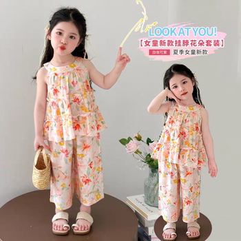 ເດັກຍິງຝ້າຍຊຸດຜ້າໄຫມ summer 2026 ຄົນອັບເດດ: ໃຫມ່ເດັກນ້ອຍເດັກຍິງ summer ເດັກນ້ອຍ super ເຄື່ອງນຸ່ງ summer ທີ່ເບິ່ງດີແບບບາງໆ
