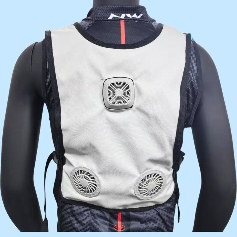 Summer Outdoor High-Tech Semiconductor Air-Conditioning Clothing, Outdoor Cooling Clothing, Construction Site Vest, Refrigeration Air-Conditioning Clothing for Men