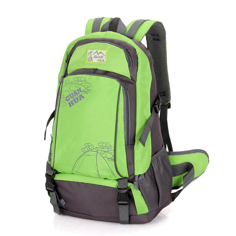 Backpack outdoor travel mountaineering bag men's and women's sports and leisure nylon backpack waterproof travel comfortable hiking - Taobao