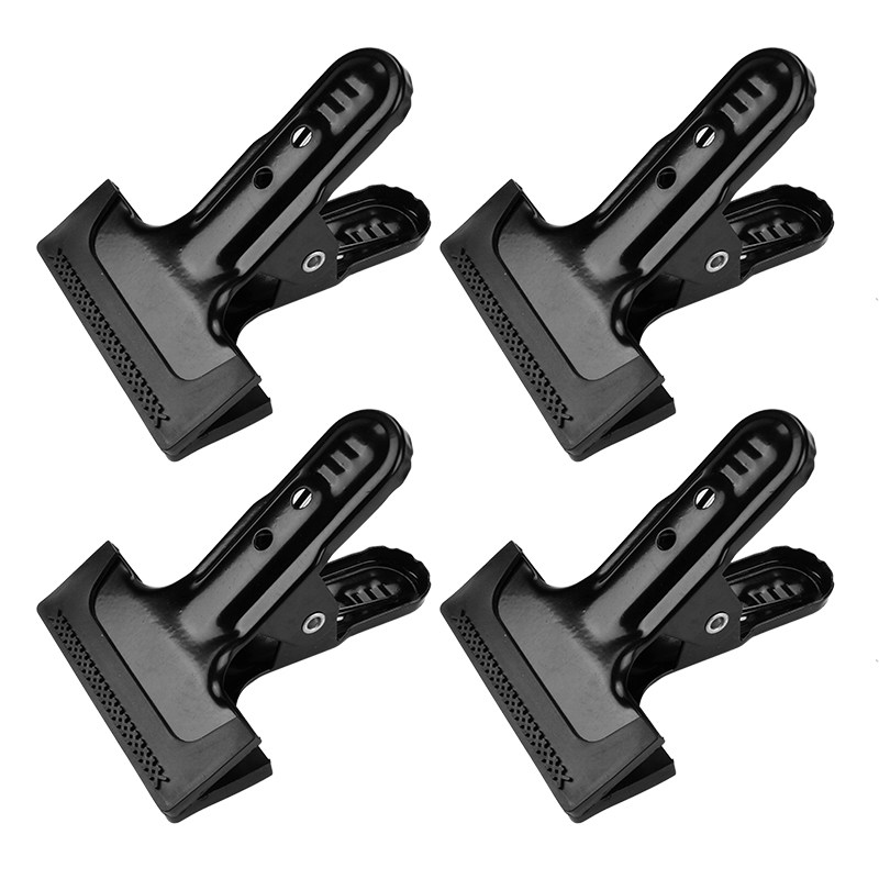 Photography vigorously clip metal background cloth paper PVC board clip fixed clip Sulfuric acid paper clip four pack