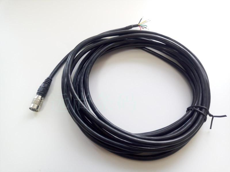 BaslerGIGEAVT and Other Industrial Cameras Universal Trigger Power Supply IO Cable 6 Core hr10a-7p-6s 5m