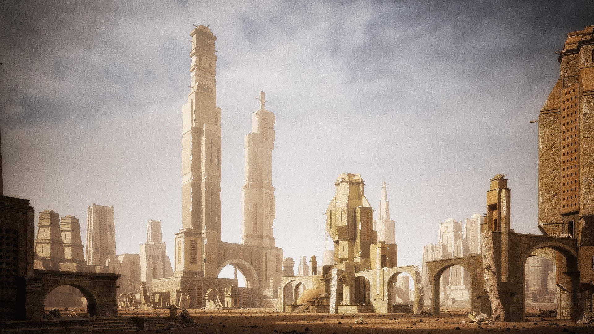 图片[5]-K037 古代神殿建筑3D模型c4d/blender/fbx/obj-cg男孩