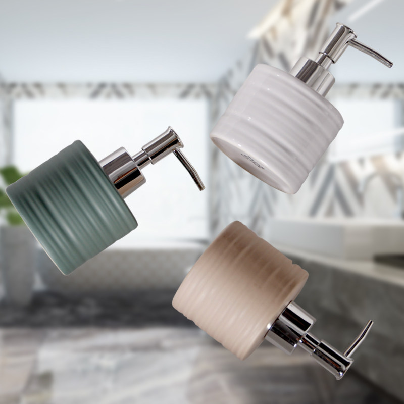 one thousand Suitable Ceramic Lotion Bottle Hotel Wash Hands Press Bottle Guesthouses Makeup room Shampoo Lotion and Milk Split Bottle Soap Dispenser