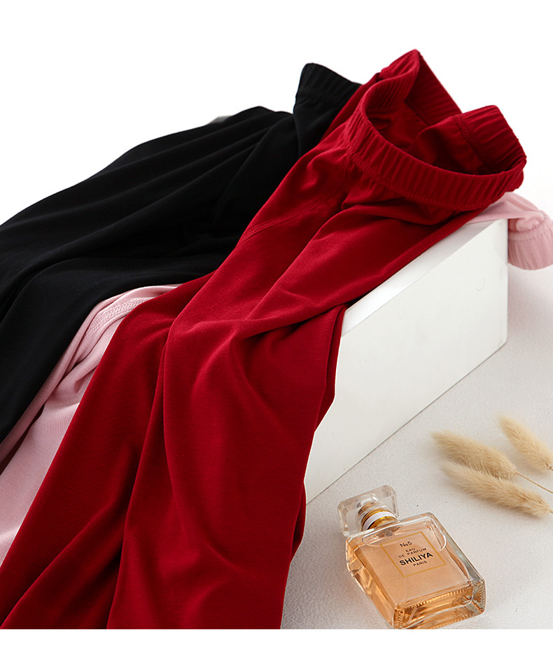 Quần legging modal liền thân nữ là phiên bản mỏng của Hàn Quốc với kiểu dáng bó sát hoang dã mặc quần dài mùa thu thu đông mới quần legging giả da