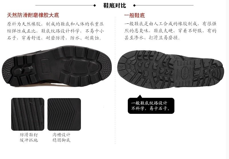 Bottes militaires pour homme - amortissement - Ref 1397045 Image 14