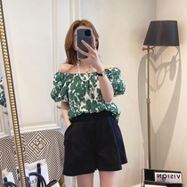Shirt woman 2022 Summer new womens dress Korean version Fashion foreign gas Im loot for thin and short sleeves Chopped Blouse