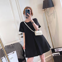 Fried Street One-piece Dress 2021 New Summer Womens Fashion Korean version Fashion foreign air design Loose Explicit a slim fit a child