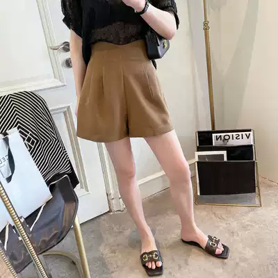 Shorts Women summer 2021 new women's Korean fashion high waist slim straight wide leg suit casual pants children tide