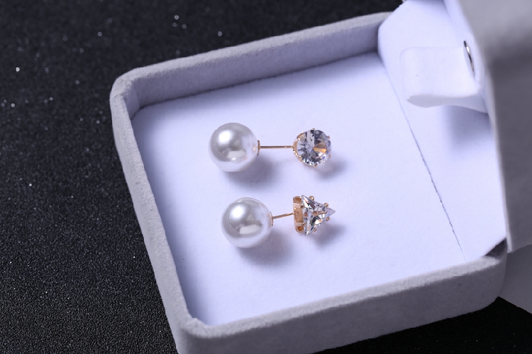 Nhật Bản và Hàn Quốc ngọc trai nhỏ chống ánh sáng trâm cài cổ áo pin khóa áo len cardigan từ pin pin khăn quàng cổ phụ kiện ghim cài áo PNJ
