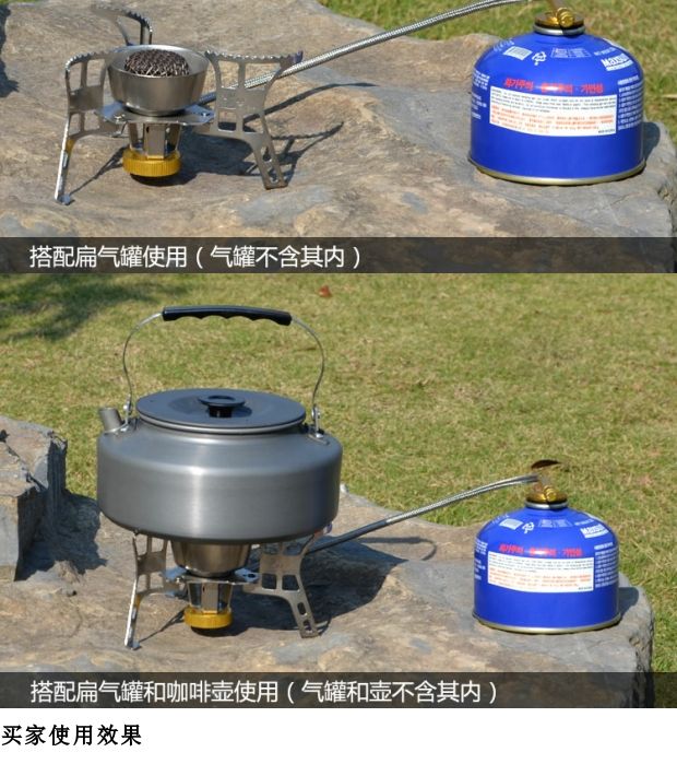 Núi ngoài trời bếp gió chia bếp cắm trại di động - Bếp lò / bộ đồ ăn / đồ nướng dã ngoại bếp ga du lịch namilux