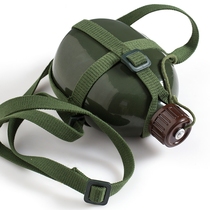 Military training kettle portable mountaineering sports large-capacity riding artifact anti-fall performance does not leak military fan student