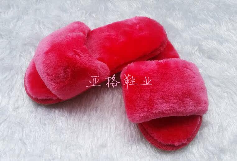 Pantoufles enfants en suède pour hiver - semelle caoutchouc - Ref 1017710 Image 26