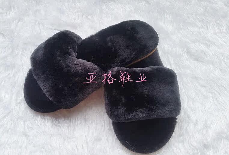 Pantoufles enfants en suède pour hiver - semelle caoutchouc - Ref 1017710 Image 23