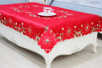Eurostyle Tea Table Cloth Embroidered Red Cloth Art Geb Dining Room Table Cloth Festive Wedding Rectangular Dining Table Cloth