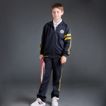 Shenzhen Mingde school uniform Zongyue school uniform Middle school winter sportswear zipper jacket thick trousers men and women with the same
