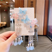 Super cute good-looking headdress with Hanfu super beautiful cute girl fairy air headgear fried street headgear