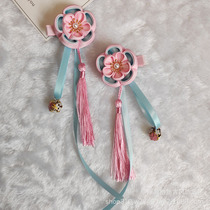 Classical headdress Chinese style childrens ancient style stalls hair accessories performance hair accessories and Wind Flowers Hanfu tassel accessories