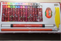 New Pindi Round Oil Painting Stick Composition Suit With Mark Pen Pencil Curly Pencil Knife Plastic Scraper