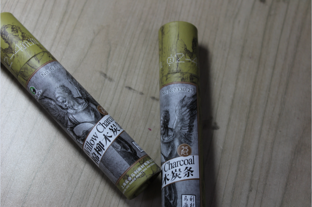 Marley C7330-25 cartridge cotton wicker charcoal strip diameter 2-4mm Malliwood sketching charcoal strip