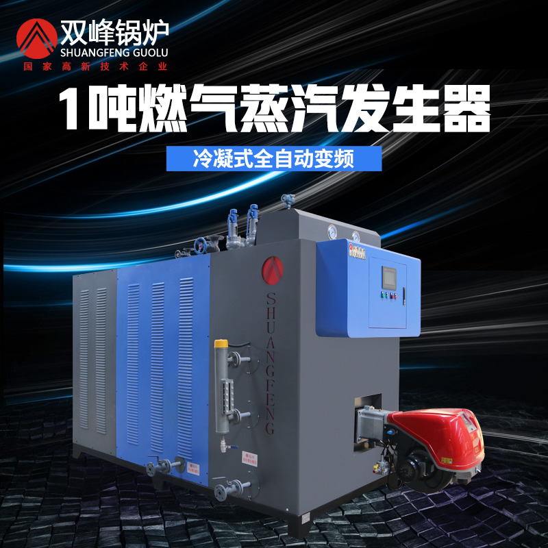 Twin Peaks 1 Ton Gas Steam Generator Natural Gas Commercial Oil Industrial Large Boiler Low Nitrogen Fully Automatic 2 Tons