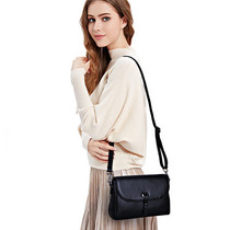 Hong Kong womens 2022 new trendy fashion leather one-shoulder small square bag womens all-match texture leather messenger small bag