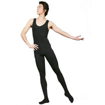 Dance suit Vest one-piece suit with socks mens ballet practice suit dance pants gymnastics suit new