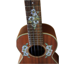 Japanese-made JOCKOMO hibiscus ukulele small guitar fretboard sticker 21 23 26 inch inlaid decoration