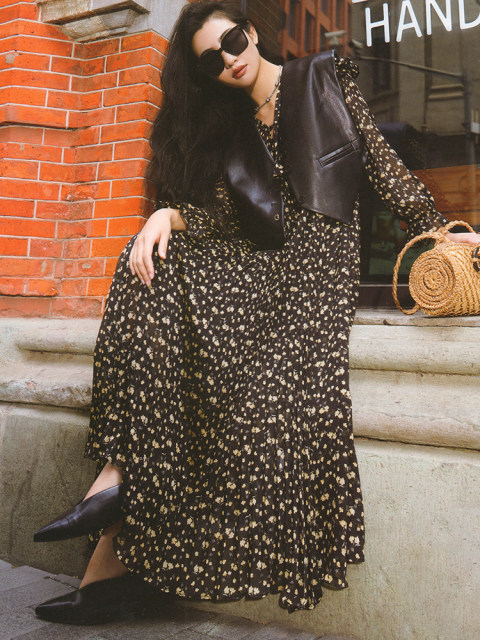 [Double 12 Special Offer] Mi Series Boutique 1139 Yuan Two-Piece Camisole Dress Set Huaxi 2025 Autumn Collection