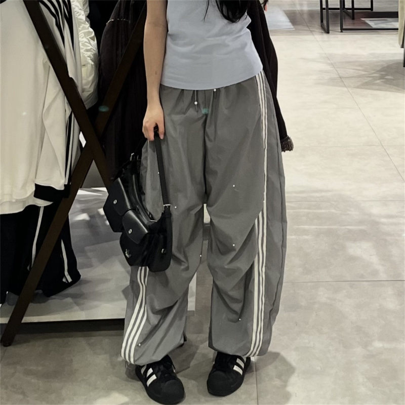 Adidas Adidas Trefoil Women's Sports Loose Pearl Quick-Dry Paratrooper Pants Ks2865Ks2866 Adidas Adidas Trefoil Women's Sports Loose Pearl Quick-Dry Paratrooper Pants Ks2865Ks2866