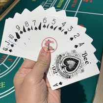 RFID chip anti-counterfeiting poker black core paper blue core paper PVC plastic custom Baccarat Texas Holdem