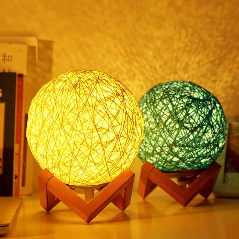 Decorations Home Creative bedrooms Living room Small swings in room Men and women Romantic Eroticism Night Light Stars Shining tables lights