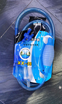 Fish tank water changer feces suction device hand suction cleaning and cleaning artifact with switch water changer sand washer fish feces suction device