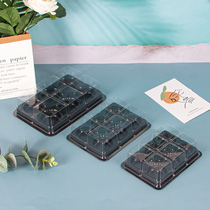 6 glutinous rice cake packaging box six grid snow Mei Niang packing box mooncake cake baking youth group blister box