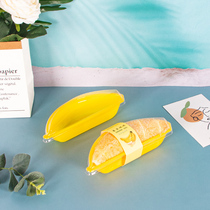 Banana type cake box banana hug box baking transparent West spot packing box disposable West spot packing box