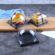 Baking round egg yolk crisp snow Mei Niang box youth tug potato transparent West Point box disposable packing box