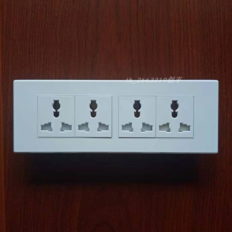 118 type 19 5x7 3 long panel old household wall concealed 4-bit universal socket switch ceiling fan governor