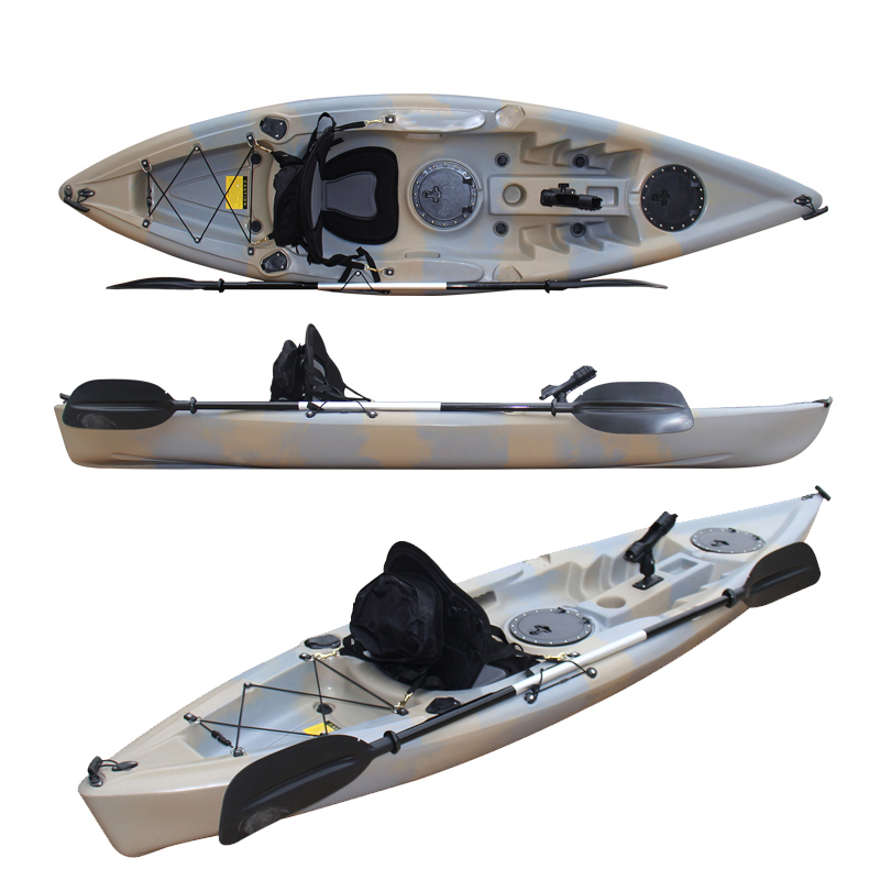 2020 new single rollaway plastic kayak dinghy road sub-boat outdoor thickened fishing boat marine boat canoe