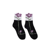 Милые летние тонкие японские носки, трехмерные дышащие гольфы в форме цветка, в цветочек, средней длины