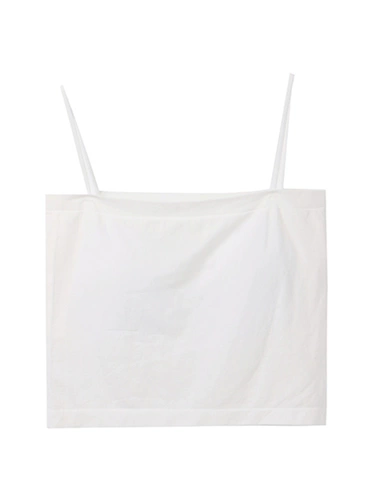 Короткий нижний жилет Women 2025 Новый стиль внутри износа с грудными подушками и красивым дизайном спины ниша.