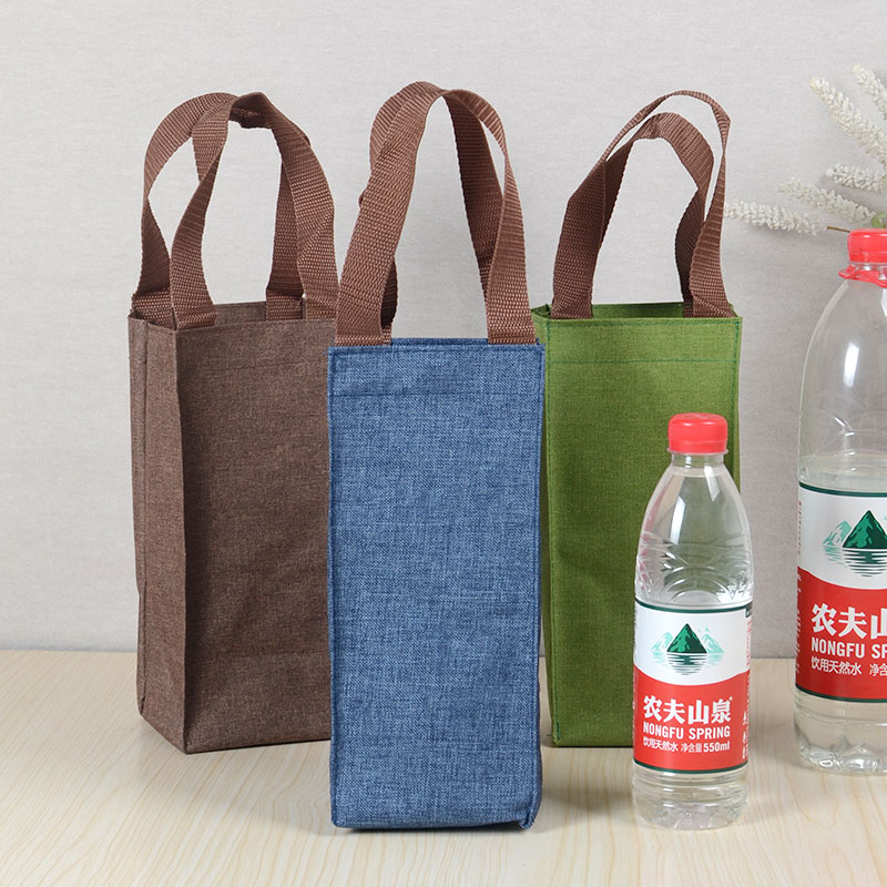 Waterproof cup bag cup cover with high children's insulated cup bag large capacity kettle bag pure colour umbrella bag hand carrying bag