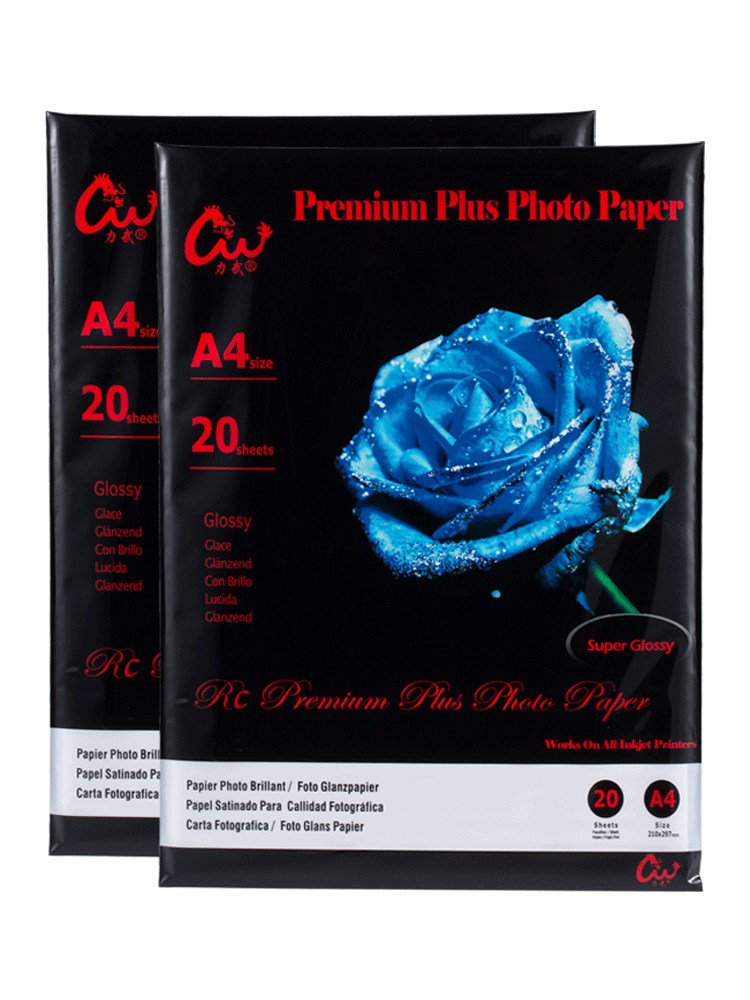 Rc Photo Paper A4A3 Double-Sided Waterproof Photo Paper 270g High-Gloss Matte Fine Velvet Coarse Velvet Frosted Silk Surface Photo Paper A3 Photo Studio Art Photo Paper Inkjet Printer Special Photo Album Paper A4