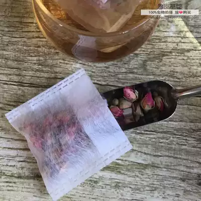 100 6 5 by 7cm Corn fiber reverse folding filter Brewing flower tea Soup decoction bag Empty tea bag bag