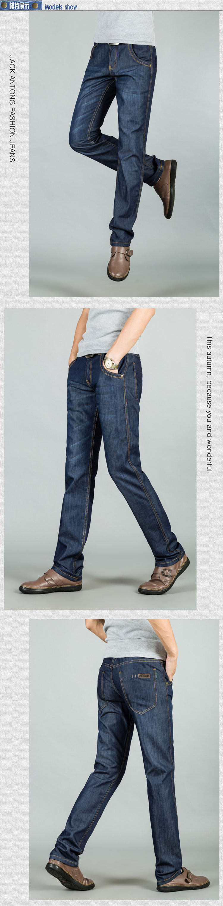 Jeans pour jeunesse en coton pour printemps - Ref 1481684 Image 21