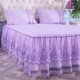 Hàn Quốc phiên bản của công chúa gió giường váy ren bedspread mảnh duy nhất của giường ren giường bìa bìa trượt 1.8m Fitted Mattress Protector - Trang bị tấm ra giường spa