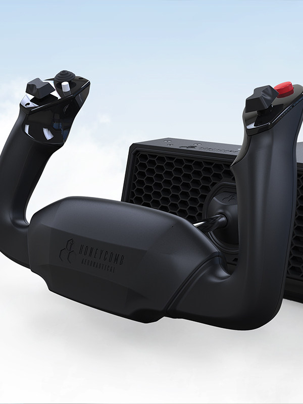 Honeycomb Yoke Lite Version Flight Joystick Flight Simulator Microsoft Flight Simulator 2024 2020, Xplane12, P3D Etc. Honeycomb Joystick Lite Version