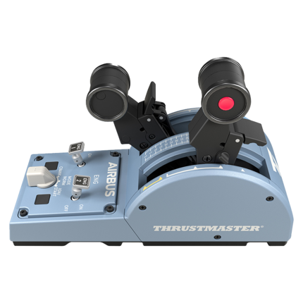 Thrustmaster Tca Airbus Flight Joystick Throttle Flap Spoiler Xplane11 Microsoft Flight Simulator Civil Aviation Aircraft A320 Peripheral Handle Flight Control Panel Flight Simulator