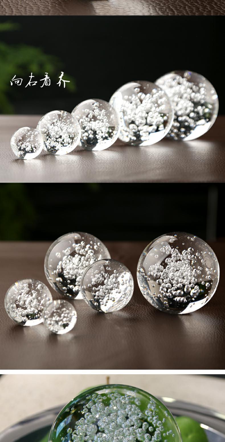 Nhiều số trang trí bong bóng pha lê hoàn chỉnh Bóng thủy tinh Quà tặng sáng tạo rockery hồ bơi phụ kiện polo trang trí nhà rẻ đẹp
