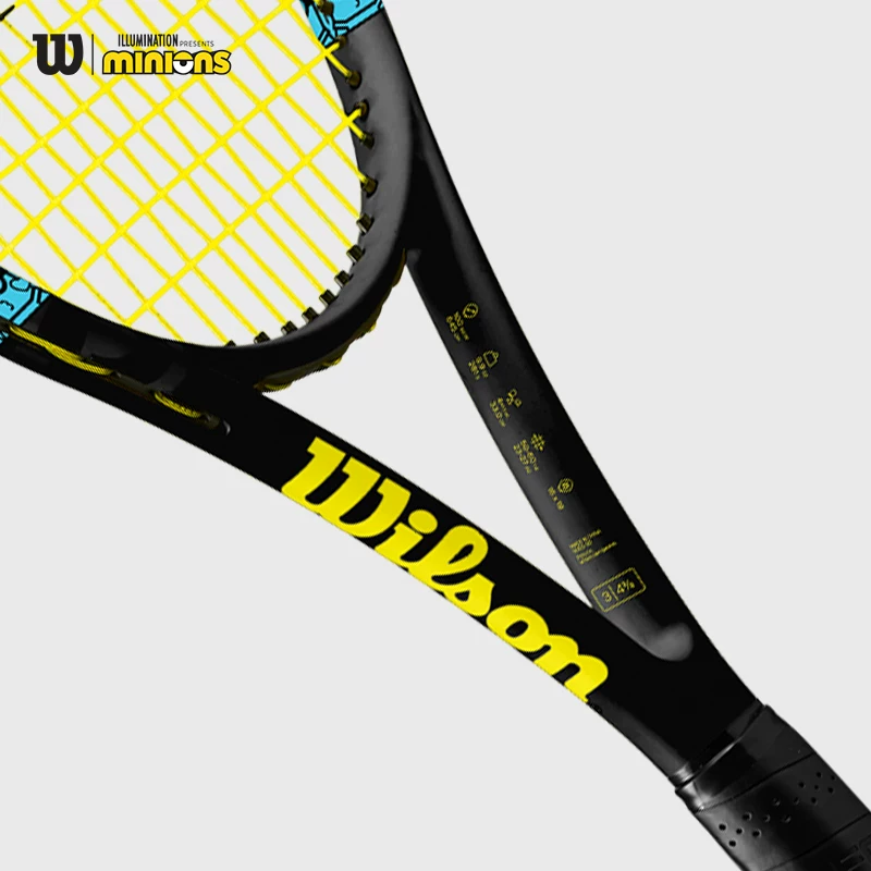 [Wilson Minions 103 ракеток для тенниса для взрослых начинающих одиночных полностью углеродистых ракетка Миньон]