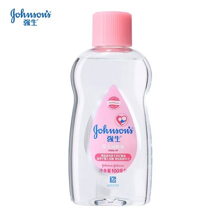 强生婴儿油宝宝抚触油新生儿身体油去垢用身体润肤油宝宝按摩精油